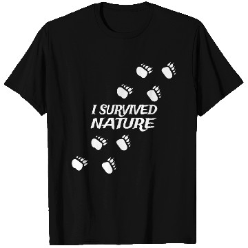 Discover Survival Achievement Unlocked: 'I Survived Nature' T Shirts