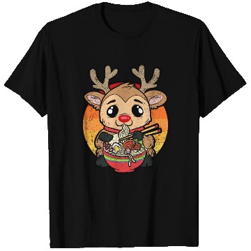 Discover REINDEER EATING RAMEN T Shirts