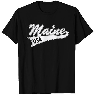 Discover Maine USA T Shirts