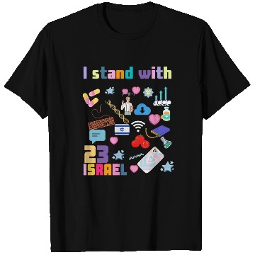 Discover I stand with israel T Shirts