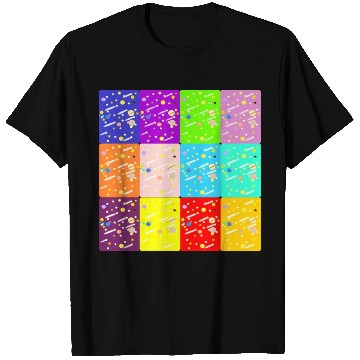 Discover Universe Colors Sky Galaxy Colorful Pattern Design T Shirts