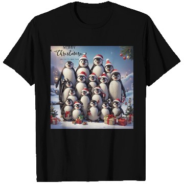 Discover Christmas penguins T Shirts