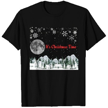 Discover It s Christmas Time 3 3 black T Shirts