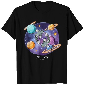 Discover Pisces zodiac sign T Shirts