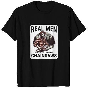 Discover Lumberjack Woodworker Woodcutter Chainsaw Arborist T Shirts