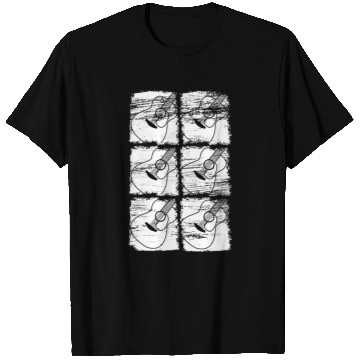 Discover Guitar Drawing T Shirts