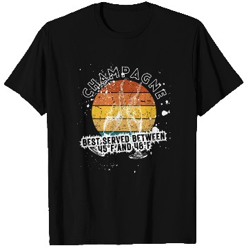Discover Champagne Best Served Between 45°F And 48°F T Shirts