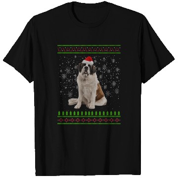 Discover Ugly Saint Bernard Dog Merry T Shirts