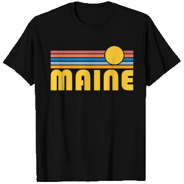 Discover Maine Sunset Maine T Shirts