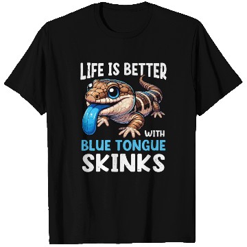 Discover Lizard Collector Reptile Lover Blue Tongue Skink T Shirts