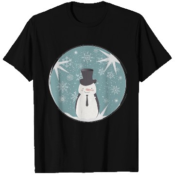 Discover beautiful snowman & stars for Christmas T Shirts