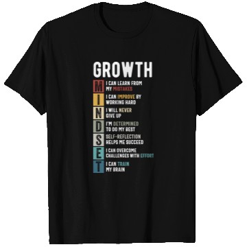 Discover growth mindset T Shirts