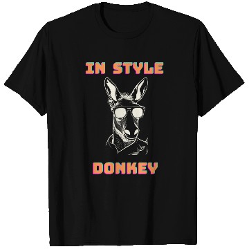 Discover In style Donkey retro T Shirts