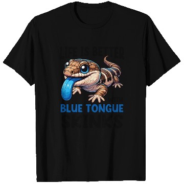 Discover Lizard Collector Reptile Lover Blue Tongue Skink T Shirts