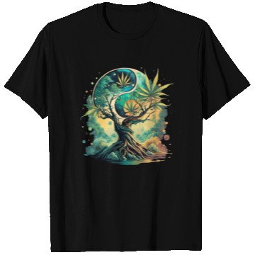 Discover Tree Of Life Yin Yang Water Color T Shirts