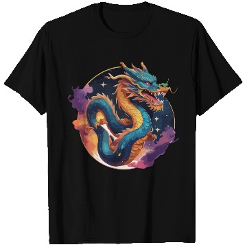 Discover traditional Chinese dragon T Shirts