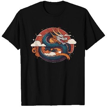 Discover a traditional Chinese dragon T Shirts