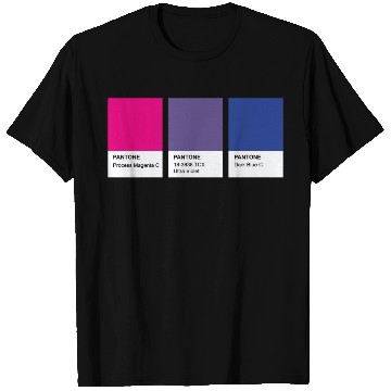 Discover LGBT COLOR PANTONE PALLETE BISEXUAL COMMUNITY T Shirts