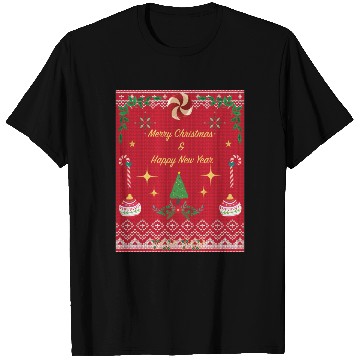 Discover Christmas tree ugly christmas sweater T Shirts