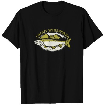 Discover Trout Whisperer Boat Ice Fisherman Deep Sea Fly T Shirts