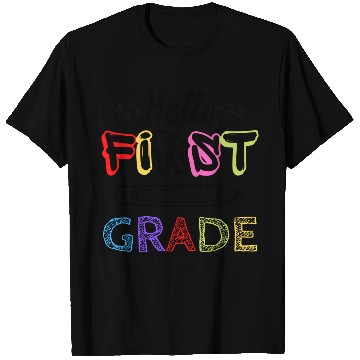 Discover Hello First Grade Back To School T Shirts