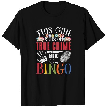 Discover This Girl Runs On True Crime And T Shirts