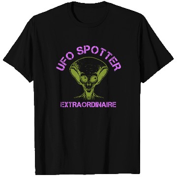 Discover Alien, Aliens, UFO, UAP, Space Unknown Flight T Shirts