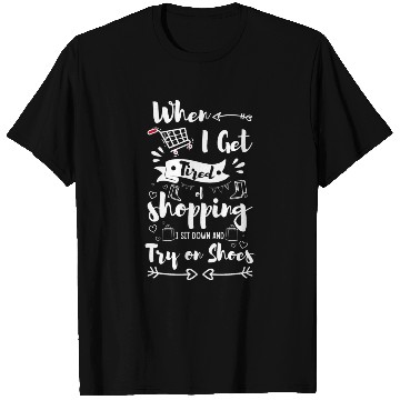 Discover Shopping Addict Money T Shirts