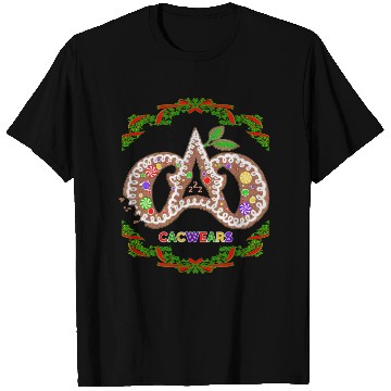 Discover Christmas Bakery Gingerbread Cookie Pastry Logo T Shirts