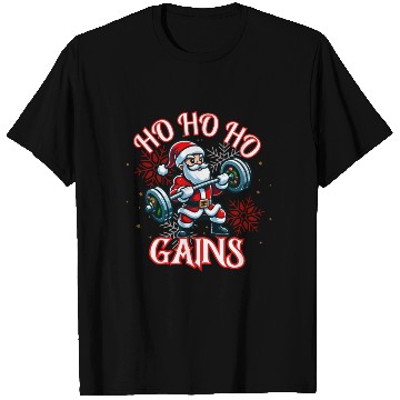 Discover Santa Claus Christmas workout T Shirts