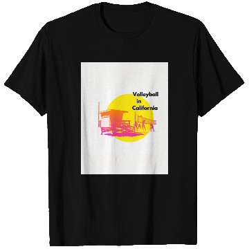 Discover Volleyball in California T Shirts