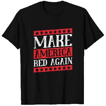 Discover Make America Red Again American Flag Voter Vote T Shirts
