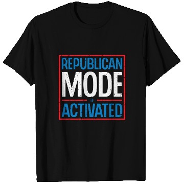 Discover Republican Mode Activated American Voter Voting T Shirts