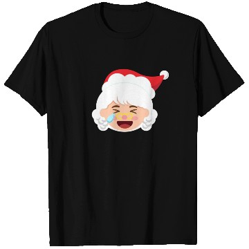 Discover Mrs Claus Emoticons Cry Laughing Loud Christmasmrs T Shirts