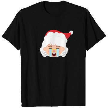 Discover Mrs Claus Emoticons Crying Out Loud Christmasfunny T Shirts