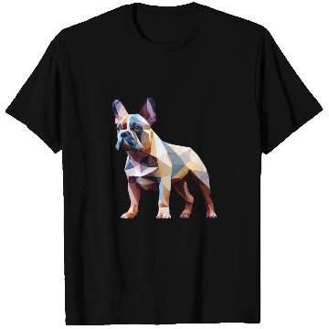 Discover French bulldog, polygon dog,polygon art T Shirts