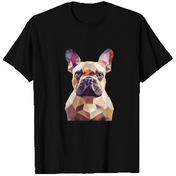 Discover French bulldog, polygon dog,polygon art T Shirts