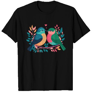 Discover Colorful birds T Shirts