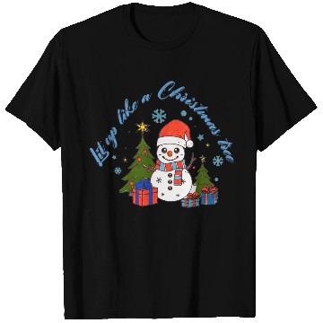 Discover Lit up like a Christmas tree T Shirts