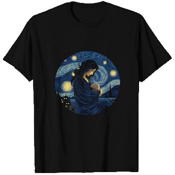 Discover Breastfeeding Starry Night T Shirts Motherhood