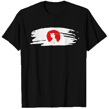 Discover Samurai Spirit Japan Flag T Shirts
