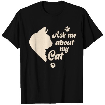Discover Ask Me About My Cat Lover Mom Gift T Shirts