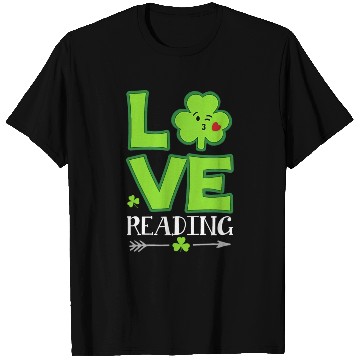 Discover Love Shamrock Reading Teacher Funny St Patricks Da T Shirts