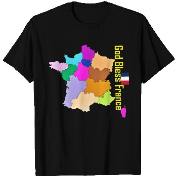 Discover God Bless France T Shirts