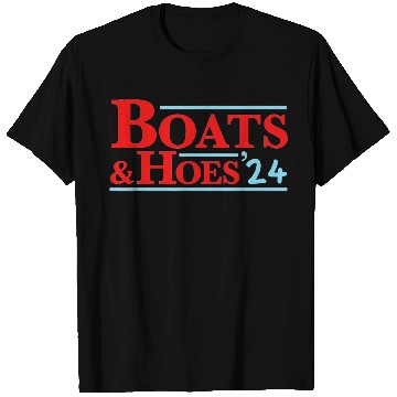 Discover Boats & Hoes 24 Vintage Logo For Your Step Brother T Shirts