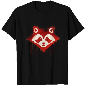 Discover Cool raccoon street art T Shirts