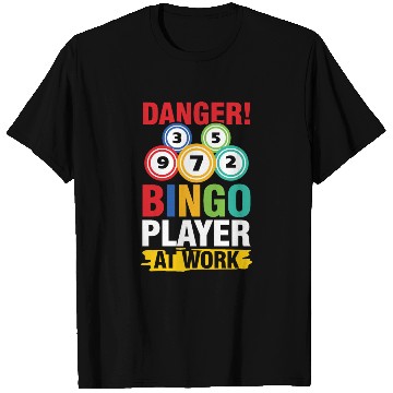 Discover Bingo Player At Work for a Bingo Player T Shirts