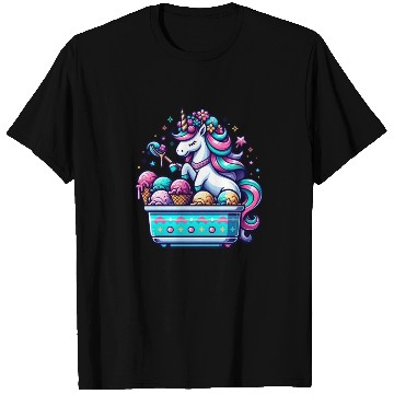 Discover Magical Unicorn Ice Cream Maker T Shirts