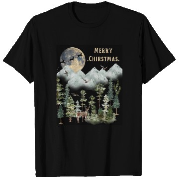 Discover Merry Christmas 2 black (2) T Shirts