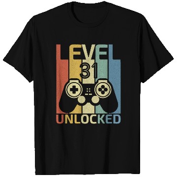 Discover Level 31 Unlocked 1991 Video Game 31th Birthday T Shirts